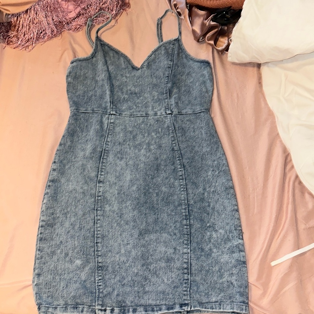 Denim dress